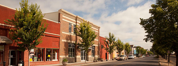 Downtown Woodburn on Front Street