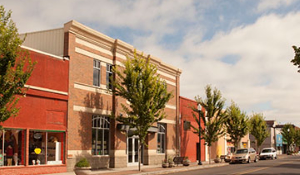 Downtown Woodburn on Front Street